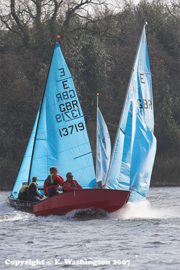 Action from the Enterprise open at Toddbrook photo copyright Ed Washington taken at Toddbrook Sailing Club and featuring the Enterprise class