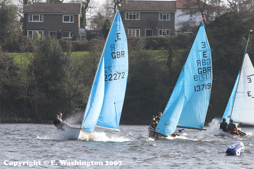 Action from the Enterprise open at Toddbrook photo copyright Ed Washington taken at Toddbrook Sailing Club and featuring the Enterprise class