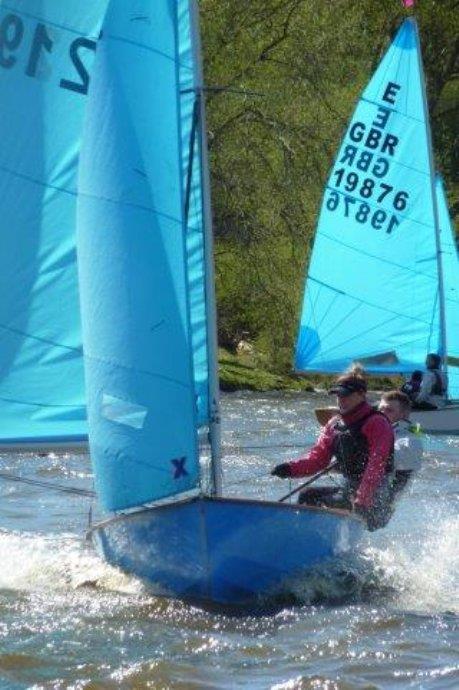 Enterprises at Winsford Flash photo copyright Jonathan Latham taken at Winsford Flash Sailing Club and featuring the Enterprise class