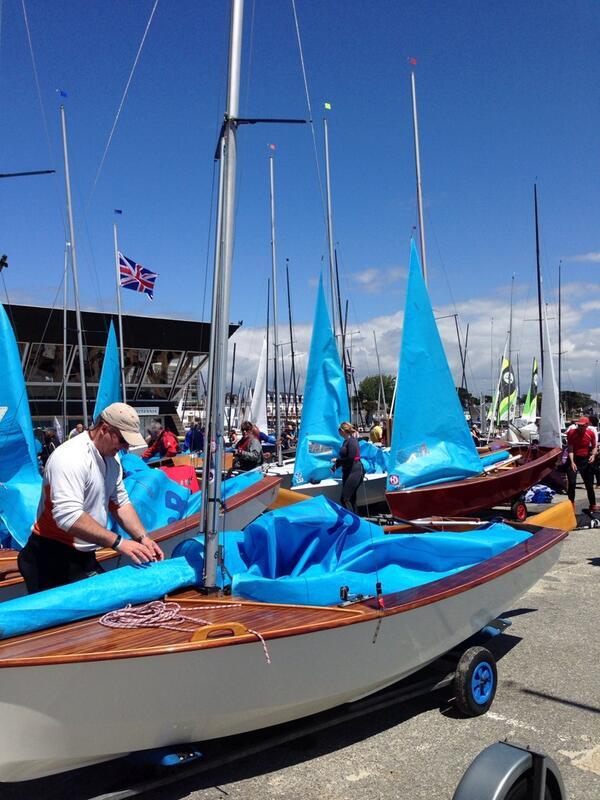 Enterprises at Carnac 2014 photo copyright Kay Tickle taken at Yacht Club de Carnac and featuring the Enterprise class