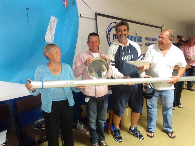 Martin Bottomley wins at Selden boom at the Noble Marine Enterprise Nationals photo copyright Paula Southworth taken at Paignton Sailing Club and featuring the Enterprise class