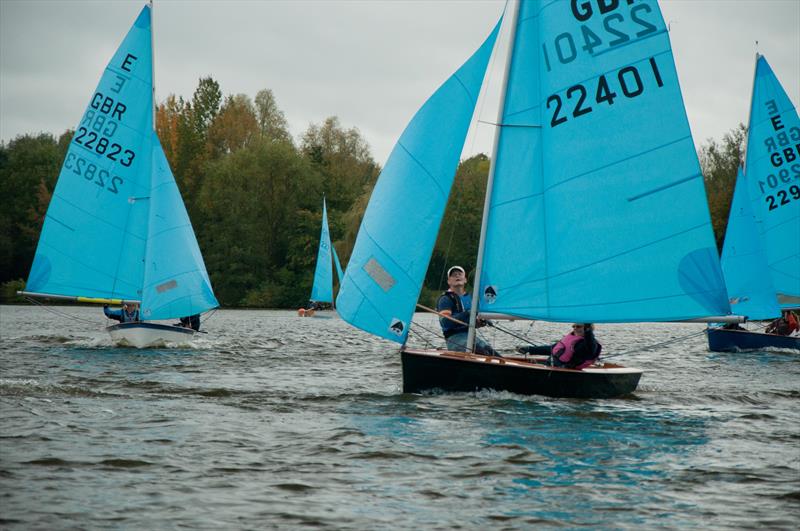 Enterprises at Redditch photo copyright David Bishop taken at Redditch Sailing Club and featuring the Enterprise class