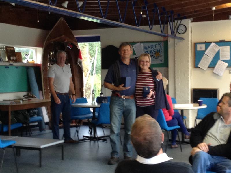 Greg Croydon & Gail Ranford finish 2nd in the Redditch Enterprise Open photo copyright Victoria Rose taken at Redditch Sailing Club and featuring the Enterprise class