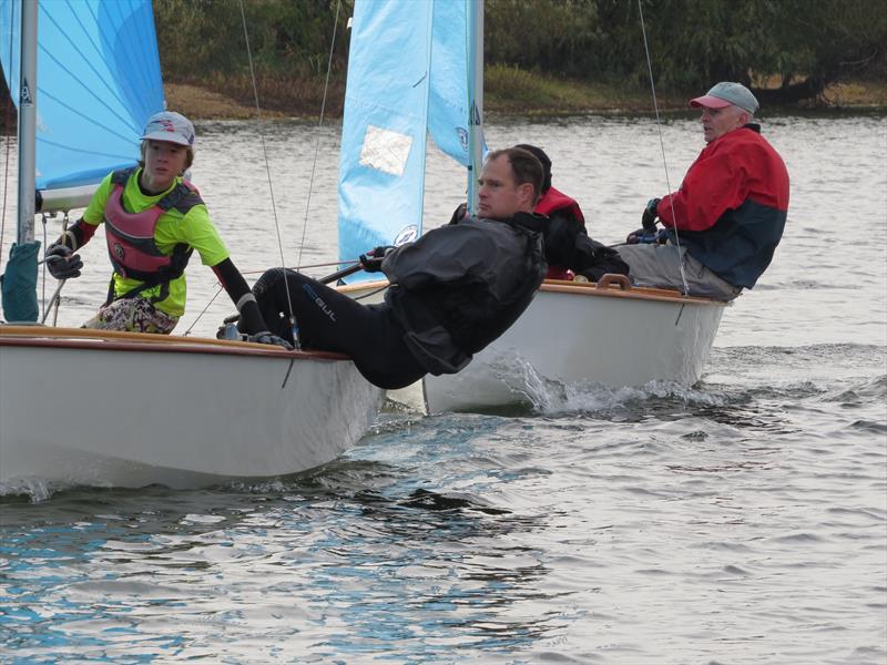 Enterprises at Frampton on Severn photo copyright Ken Elsey taken at Frampton on Severn Sailing Club and featuring the Enterprise class