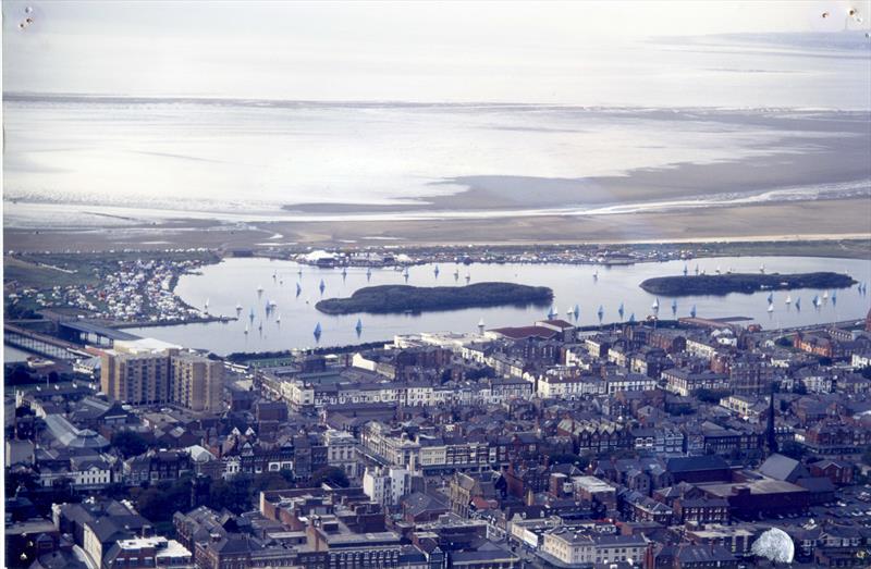 A view from a far at the West Lancs 24 hour race photo copyright WLYC taken at West Lancashire Yacht Club and featuring the Enterprise class