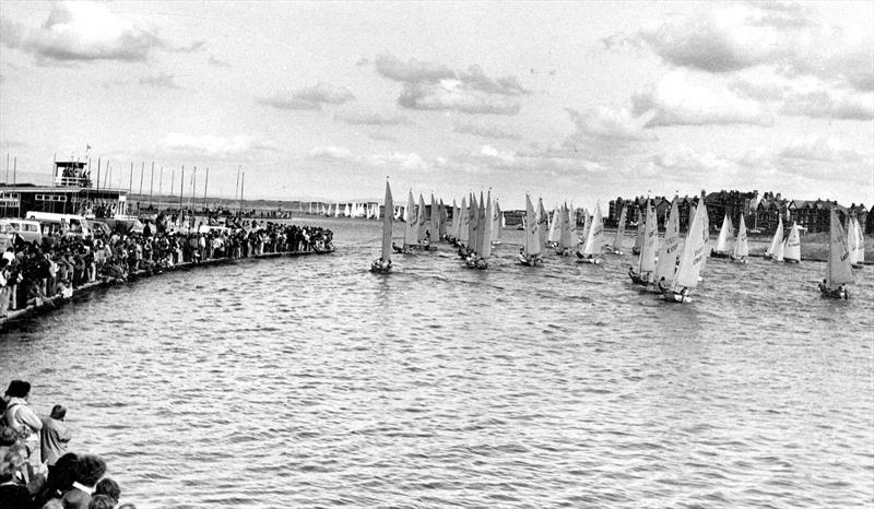 After the start at the West Lancs 24 hour race photo copyright WLYC taken at West Lancashire Yacht Club and featuring the Enterprise class