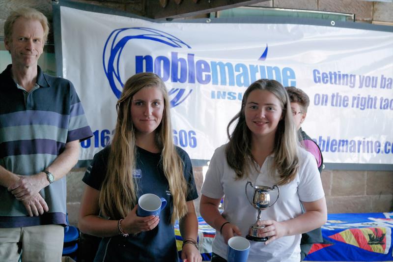 1st Lady helm at the 2015 Enterprise Youth Nationals - Esther Bowdler with Rebecca Stephens from Looe SC - photo © 2015 Enterprise Youth Nationals