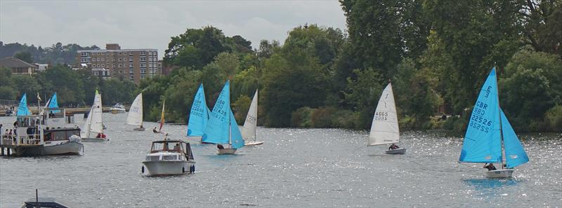 Bright and breezy: The Thames was busy on the last Saturday of the holidays for the beginning of the Minima Regatta photo copyright John Forbes & Alastair Banks taken at Minima Yacht Club and featuring the Enterprise class