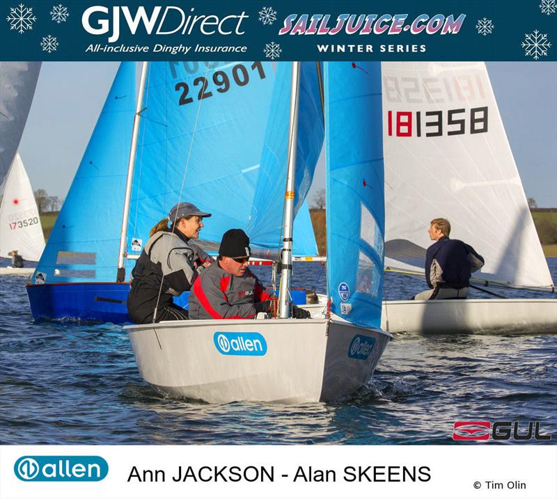 Ann Jackson & Alan Skeens during the John Merricks Tiger Trophy - GJW Direct Sailjuice Winter Series Round 6 - photo © Tim Olin / www.olinphoto.co.uk