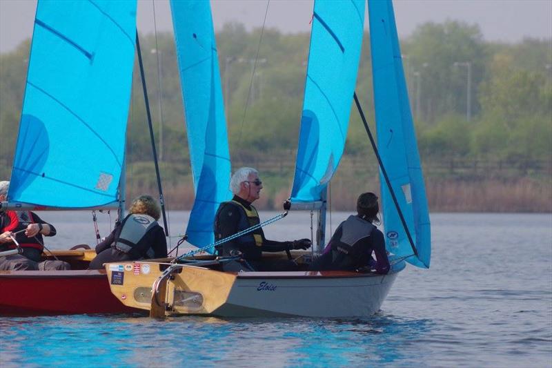 Enterprises at Hunts photo copyright Nikky Evans taken at Hunts Sailing Club and featuring the Enterprise class