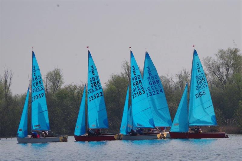 Enterprises at Hunts photo copyright Nikky Evans taken at Hunts Sailing Club and featuring the Enterprise class