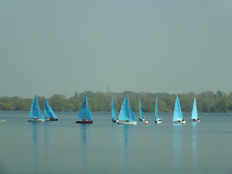 Enterprises at Middle Nene photo copyright Wilf Kunze taken at Middle Nene Sailing Club and featuring the Enterprise class