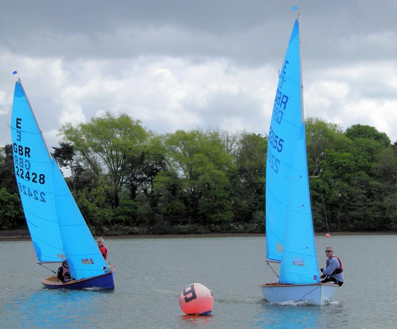 Rob and Helen Farquharson lead Gordon and Rose Padmore during the Barnt Green Enterprise Open photo copyright Paul Young taken at Barnt Green Sailing Club and featuring the Enterprise class