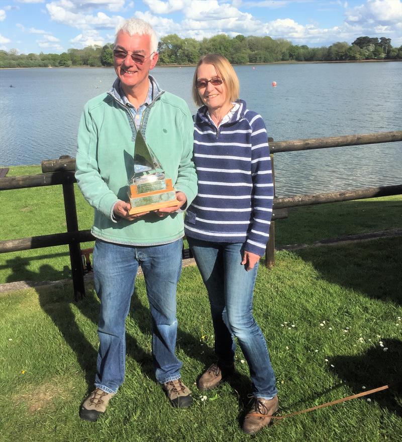 Adrian and Caroline Savage win the Barnt Green Enterprise Open photo copyright Rob Farquharson taken at Barnt Green Sailing Club and featuring the Enterprise class