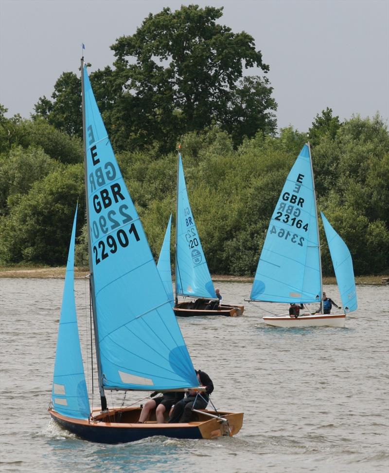 Enterprises at Earlswood Lakes photo copyright Janice Bottomley taken at Earlswood Lakes Sailing Club and featuring the Enterprise class