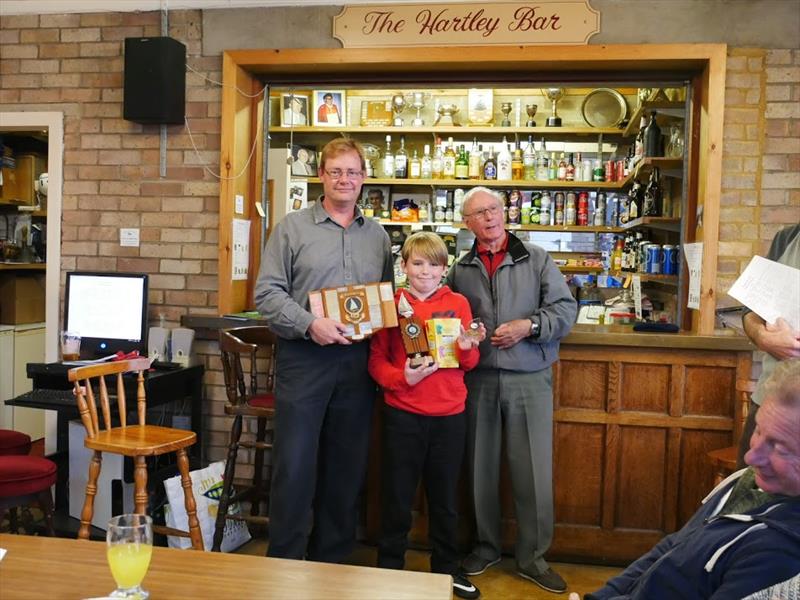 Luke Fisher and Ashton finish 2nd in the Enterprise Midland Double Chine Series at Emberton Park photo copyright Karen Bell taken at Emberton Park Sailing Club and featuring the Enterprise class