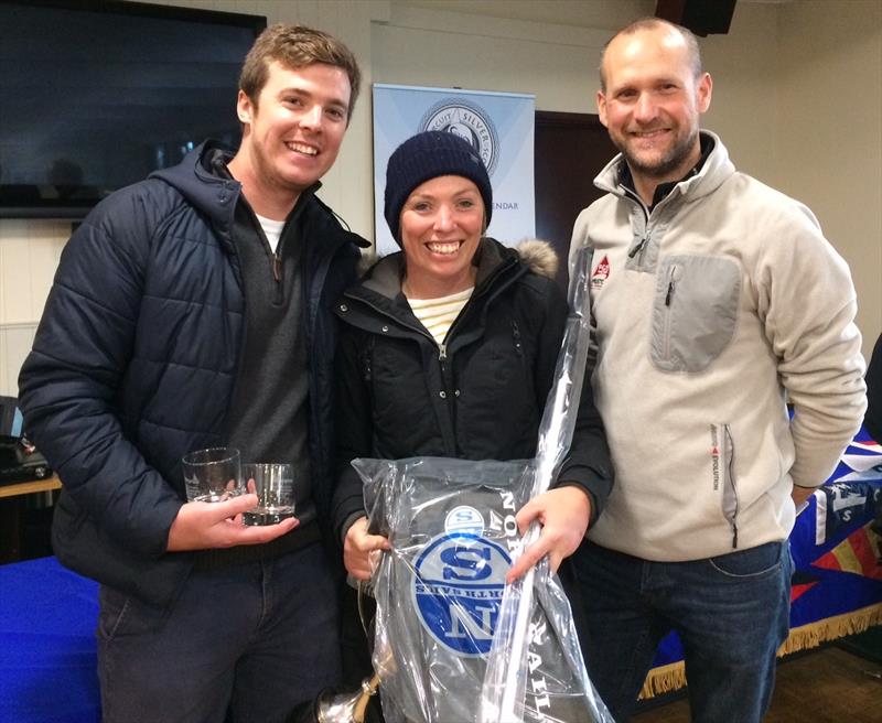 Neil and Sophie Barrett win the Enterprise Winter Championship  photo copyright Enterprise Association taken at Northampton Sailing Club and featuring the Enterprise class