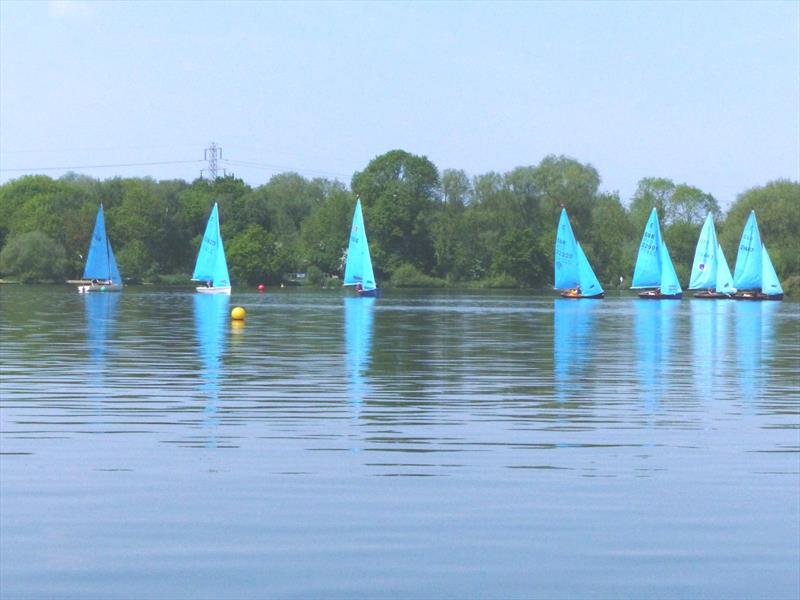 Very light winds for the Tamworth Enterprise Open photo copyright Tamworth SC taken at Tamworth Sailing Club and featuring the Enterprise class