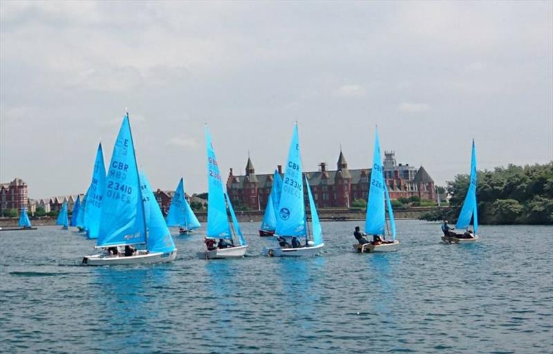 Allen Enterprise Masters Championship at West Lancs photo copyright Dave Porter taken at West Lancashire Yacht Club and featuring the Enterprise class