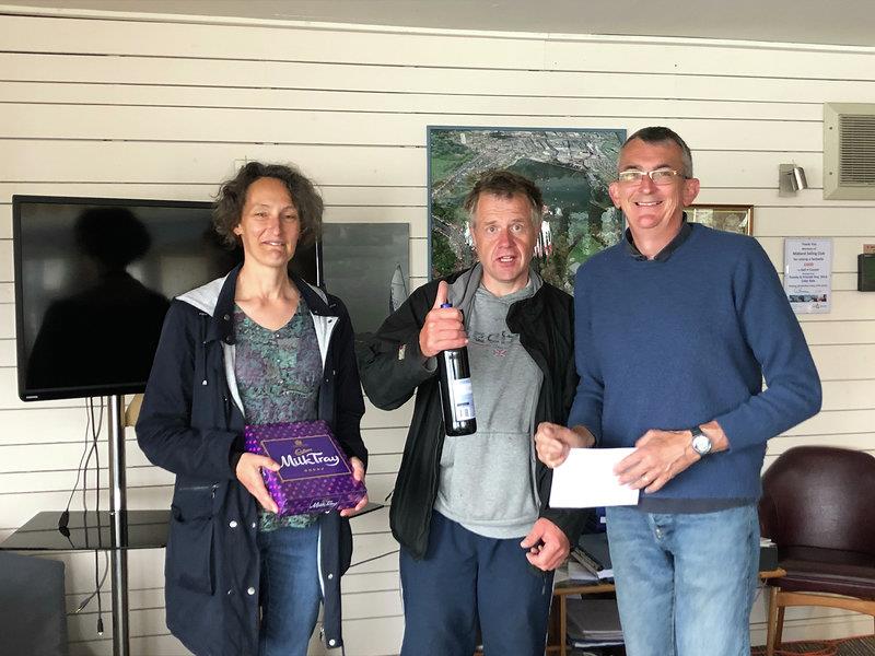 Paul Young and Megan Ward finish 3rd in the Midland SC Enterprise Open photo copyright Claire Taylor taken at Midland Sailing Club and featuring the Enterprise class
