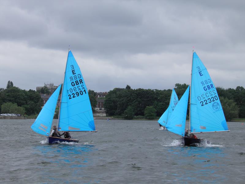 Paul Young and Megan Ward finish 3rd in the Midland SC Enterprise Open photo copyright Mike Homer taken at Midland Sailing Club and featuring the Enterprise class