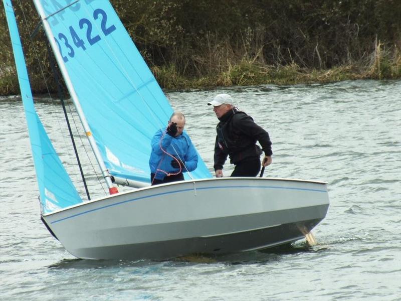 Tom & Chris in action during the Sailing Chandlery Enterprise National Circuit at Middle Nene - photo © Wilf Kunze
