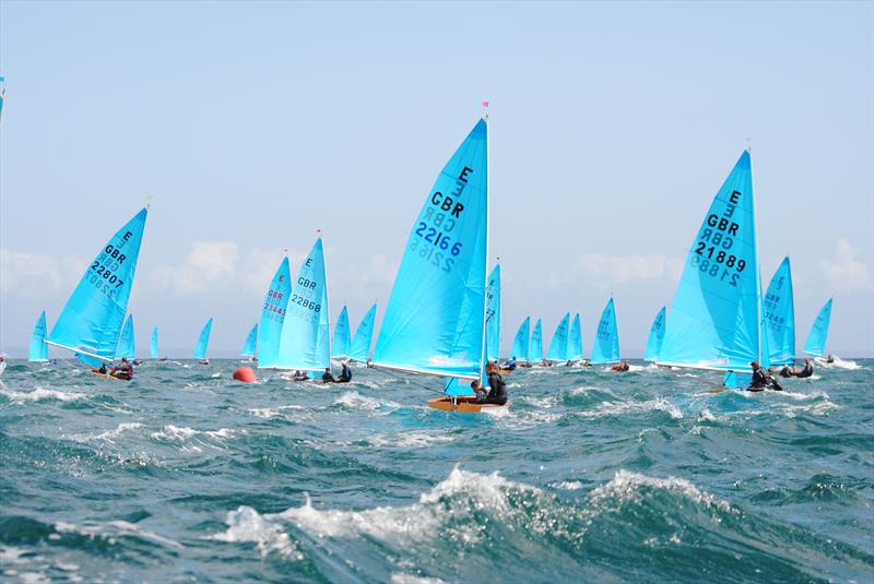 Sailing in white horses on day 3 of the Allen, North Sails & Selden Enterprise Nationals at Mount's Bay photo copyright Martyn Curnow taken at  and featuring the Enterprise class