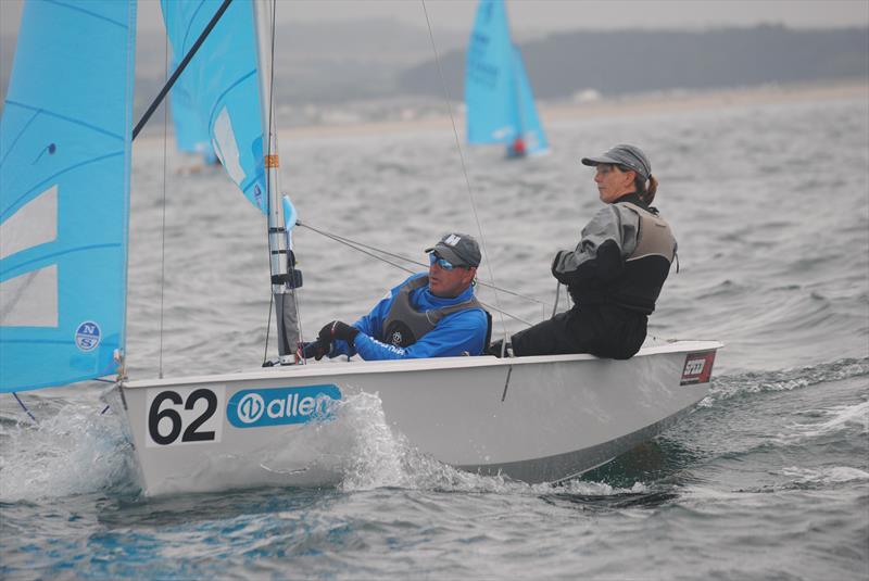 Ann and Alan on day 5 of the Allen, North Sails & Selden Enterprise Nationals at Mount's Bay photo copyright Martyn Curnow taken at  and featuring the Enterprise class