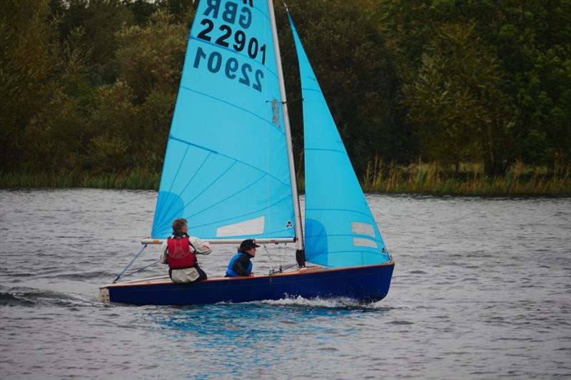 Paul Young & Nathan McGrory during the Emberton Park Enterprise Open photo copyright Rob Bell taken at Emberton Park Sailing Club and featuring the Enterprise class