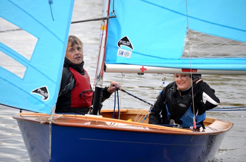 Paul and Karin during the Nottingham Enterprise Open photo copyright Ken Hemsell taken at Nottingham Sailing Club and featuring the Enterprise class