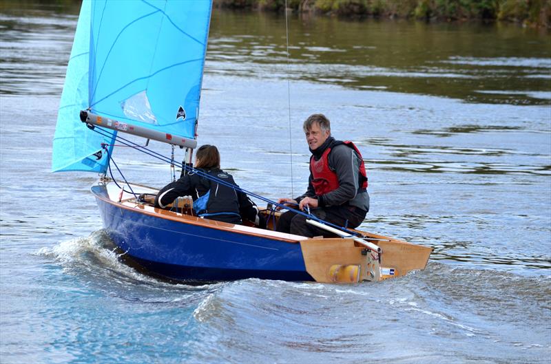 Paul and Karin during the Nottingham Enterprise Open photo copyright Ken Hemsell taken at Nottingham Sailing Club and featuring the Enterprise class