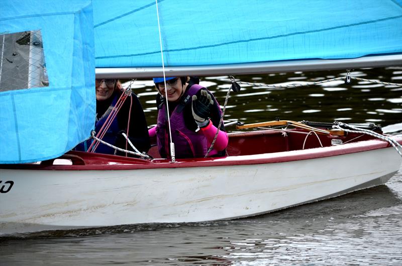 Rachal and Beverley during the Nottingham Enterprise Open photo copyright Ken Hemsell taken at Nottingham Sailing Club and featuring the Enterprise class