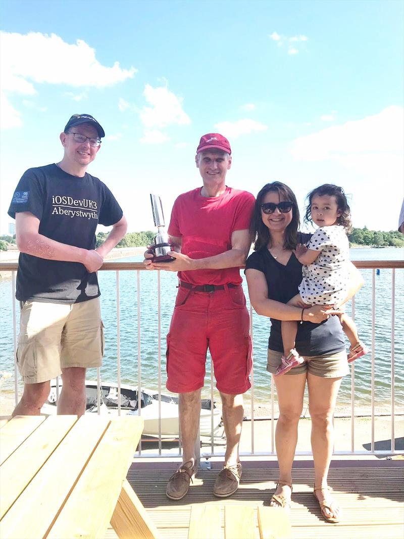 Overall winners Jonathan Woodward and Jenny Chen-Androni at the Midland Enterprise Open photo copyright Laura Rhodes taken at Midland Sailing Club and featuring the Enterprise class