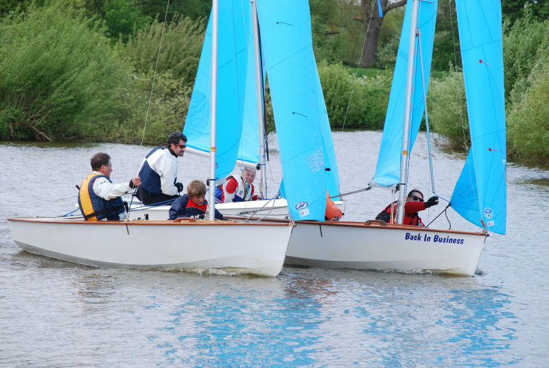 The 2009 Midland Area Double Chine series continues at Melton Mowbray SC photo copyright Sean Graham taken at Melton Mowbray Sailing Club and featuring the Enterprise class