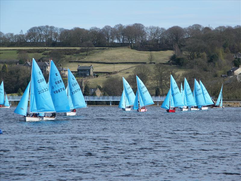 Enterprises at Toddbrook photo copyright TSC taken at Toddbrook Sailing Club and featuring the Enterprise class