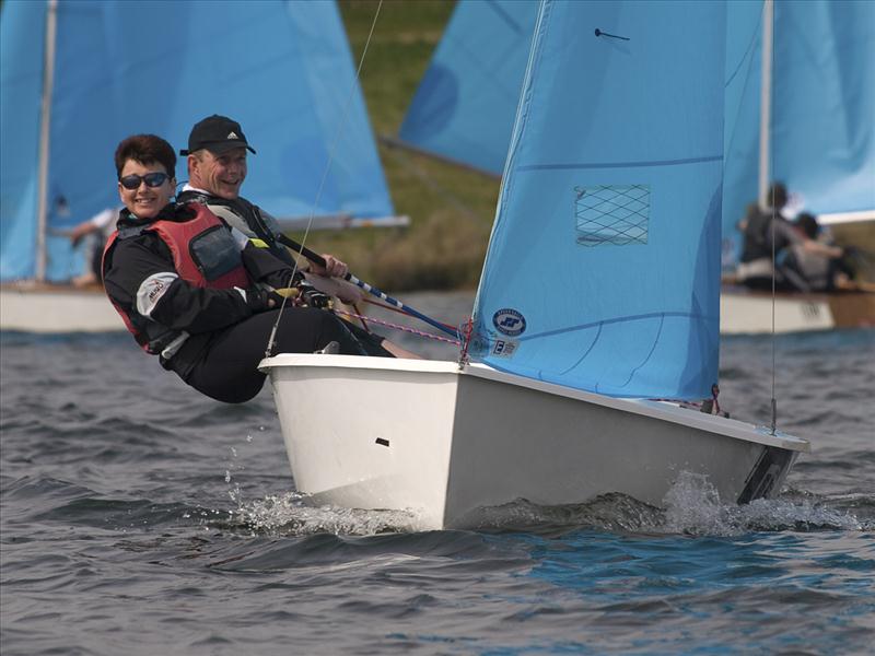 50 teams for the Enterprise Inlands at Northampton photo copyright Anthony York / www.chunkypics.co.uk taken at Northampton Sailing Club and featuring the Enterprise class