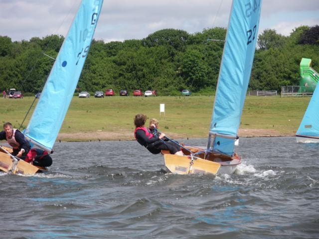 Enterprises at Sutton photo copyright Allan Coleman taken at Sutton Sailing Club and featuring the Enterprise class