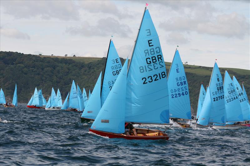 Blue sails abound at the Noble Marine Enterprise National Championships photo copyright Janice Bottomley taken at Looe Sailing Club and featuring the Enterprise class