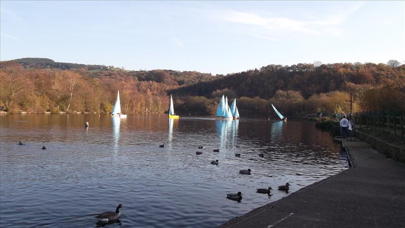 Enterprise Match Racing Championships at Etherow Country Park  photo copyright Tony Woods taken at Etherow Country Park Sailing Club and featuring the Enterprise class