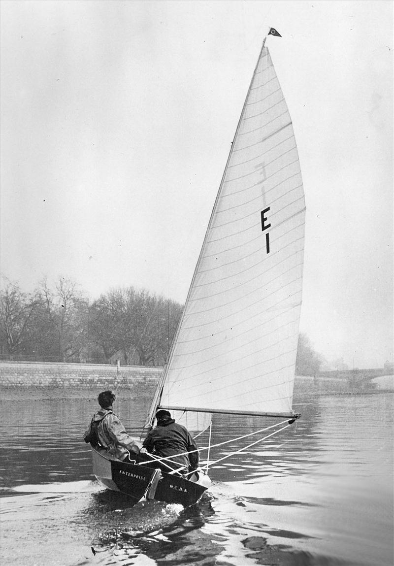 Jack Holt and Beecher Moore in Enterprise number 1 photo copyright 'News Chronicle taken at  and featuring the Enterprise class