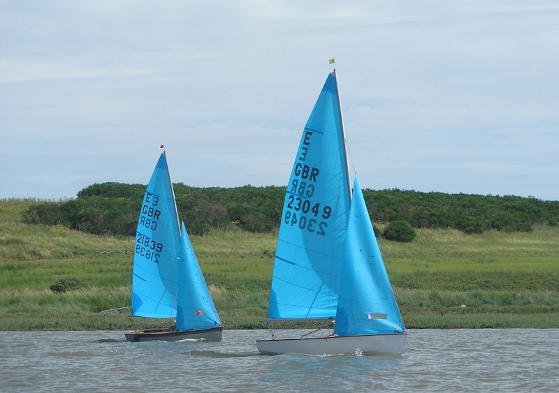 Enterprises at Deben photo copyright John Adcroft taken at Deben Yacht Club and featuring the Enterprise class