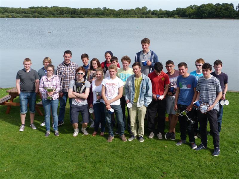 Enterprise U21 Championship prize winners photo copyright Paula Southworth taken at Barnt Green Sailing Club and featuring the Enterprise class