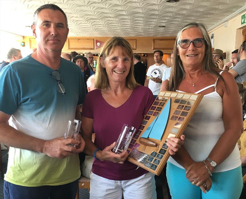 Ann Jackson and Alan Skeens win the Enterprise Eastern Area Championship at Leigh-on-Sea photo copyright Liz Noblet taken at Leigh-on-Sea Sailing Club and featuring the Enterprise class