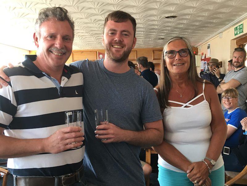 Phil Dowsett and Harry Wright are second at the Enterprise Eastern Area Championship at Leigh-on-Sea photo copyright Liz Noblet taken at Leigh-on-Sea Sailing Club and featuring the Enterprise class