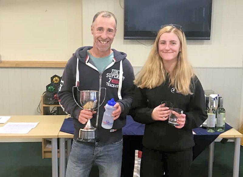 Jeremy and Becca Stephens win the Enterprise Winter Championships at Northampton photo copyright Callum Dingle taken at Northampton Sailing Club and featuring the Enterprise class