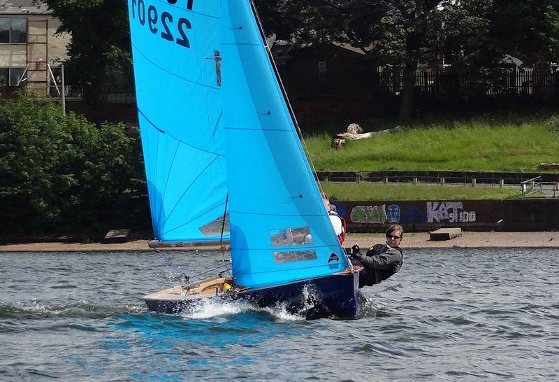 Paul Young and Nancy Gudgeon in the Enterprise Midland Area Double Chine Series at Midland SC photo copyright Lauren Upton taken at Midland Sailing Club and featuring the Enterprise class