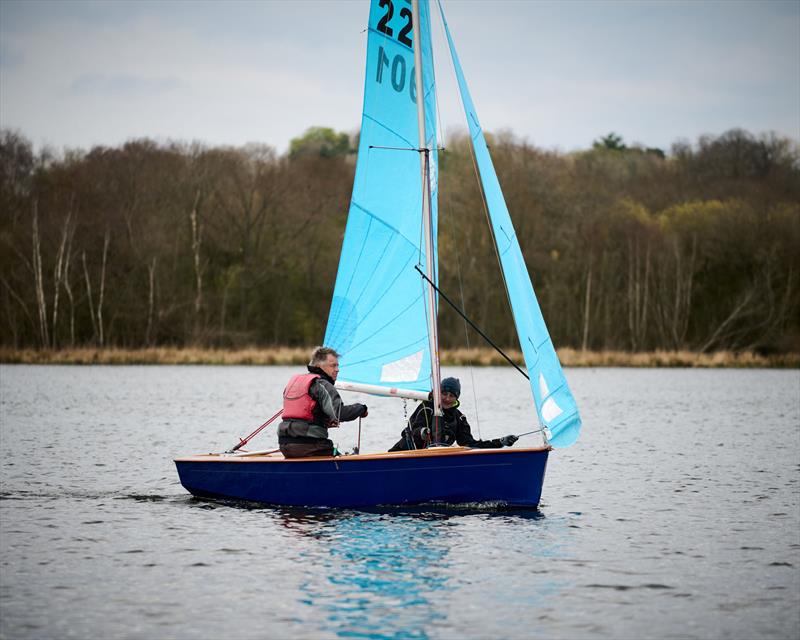Paul and Megan during the Barnt Green Enterprise Open photo copyright Matthew Brown Photography taken at Barnt Green Sailing Club and featuring the Enterprise class