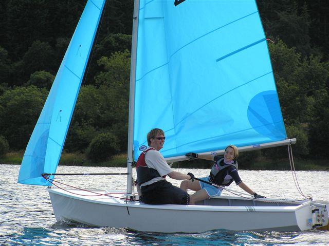 Emma and Mark at Bassenthwaite photo copyright BSC taken at Bassenthwaite Sailing Club and featuring the Enterprise class