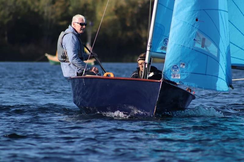 Martin and Rebecca during the Hunts Enterprise Open photo copyright Helen Bailey taken at Hunts Sailing Club and featuring the Enterprise class