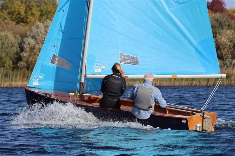 Martin and Rebecca during the Hunts Enterprise Open photo copyright Helen Bailey taken at Hunts Sailing Club and featuring the Enterprise class